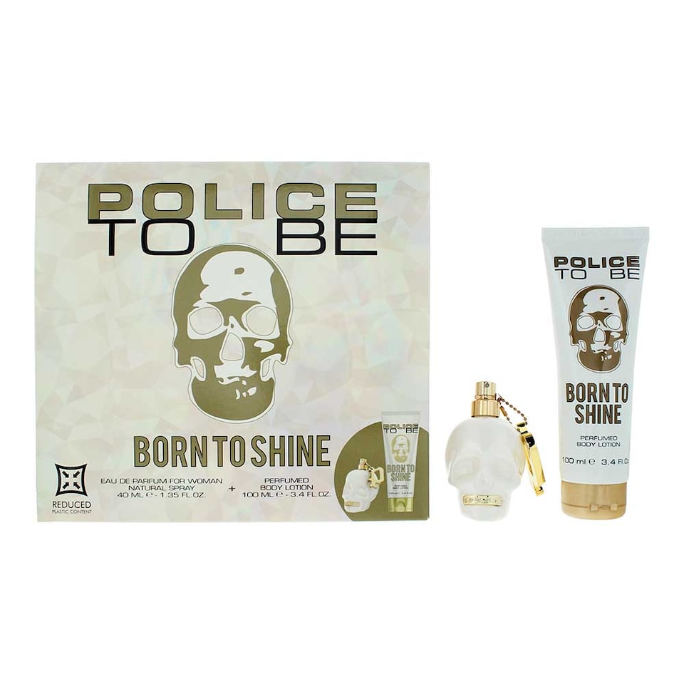 Police To Be Born To Shine Gift Set 40ml EDP Spray - Body Lotion 100ml