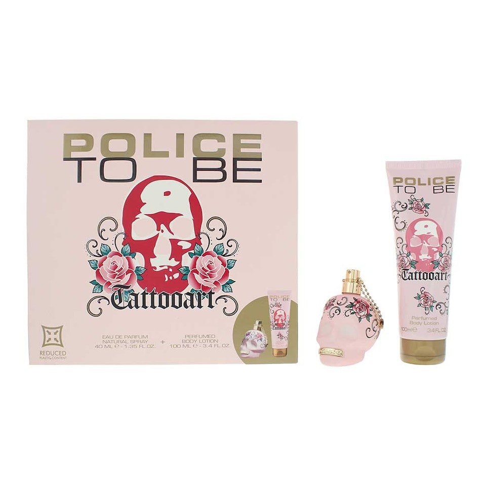 Police To Be Tattoo Art Gift Set 40ml EDP Spray - Body Lotion 100ml