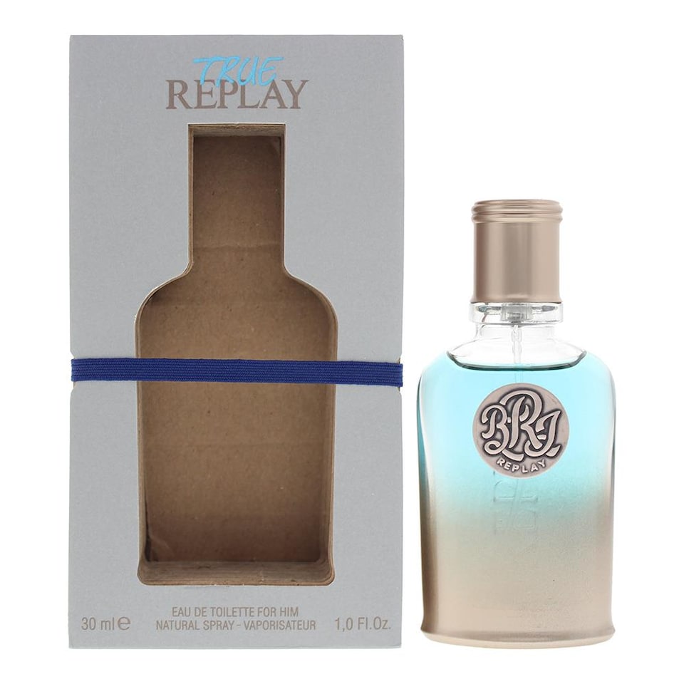 Replay True For Him Mens EDT 30ml Fragrance