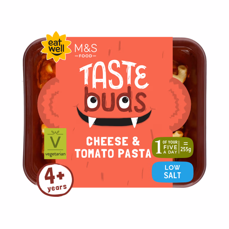 M&S Taste Buds Cheese and Tomato Pasta