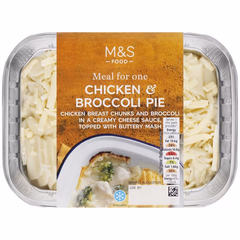 M&S Meal for One Chicken and Broccoli Pie
