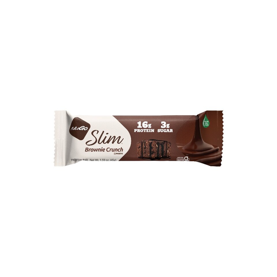 NuGo Slim Brownie Crunch Bars 45g x 12