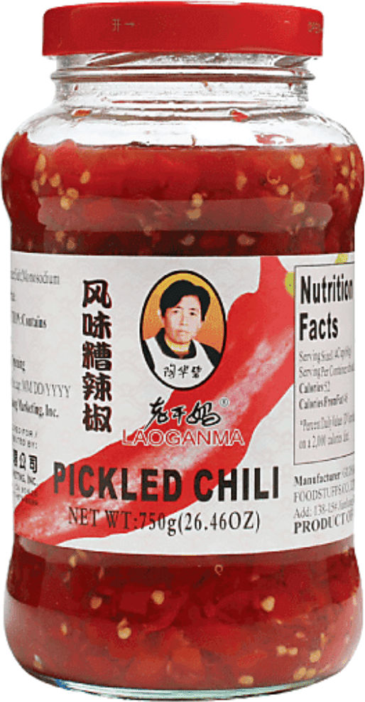 Lao Gan Ma Syltet Chili 750g