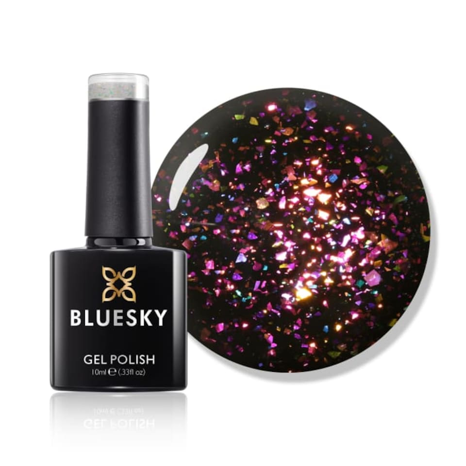 Bluesky Clear Gel Polish - Sunset On Mars - Galaxy 10ml