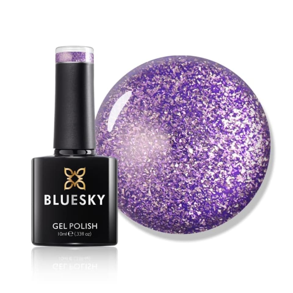 Bluesky Purple Gel Polish - Amethyst Aura - Platinum 10ml