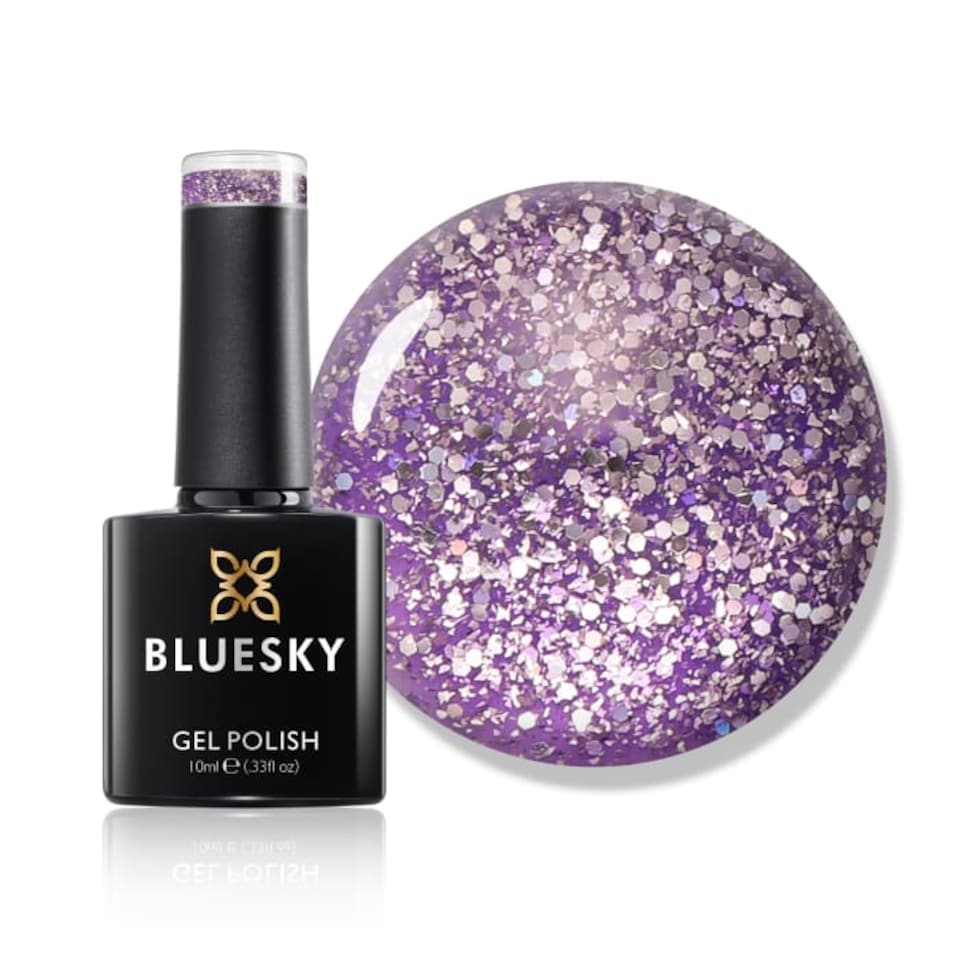 Bluesky Purple Gel Polish - Lilac Ice - Platinum 10ml