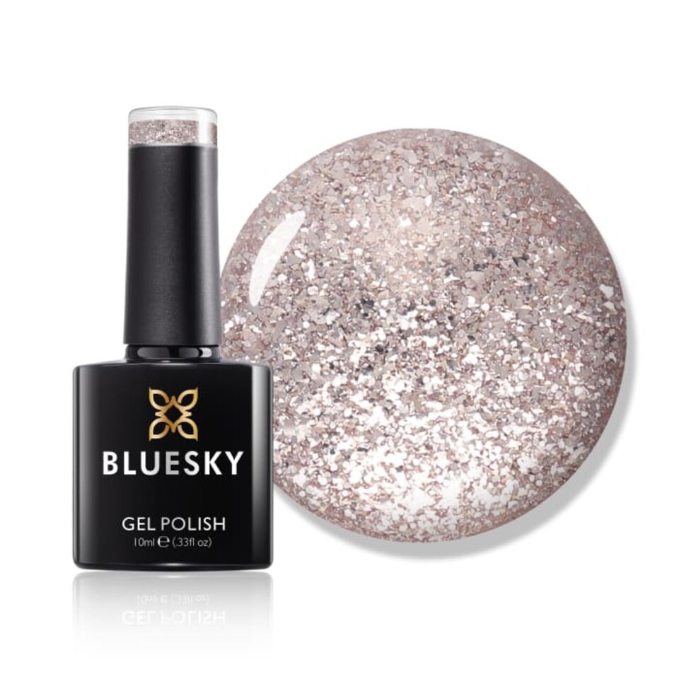 Bluesky Silver Gel Polish - Crystal Clear - Platinum 10ml