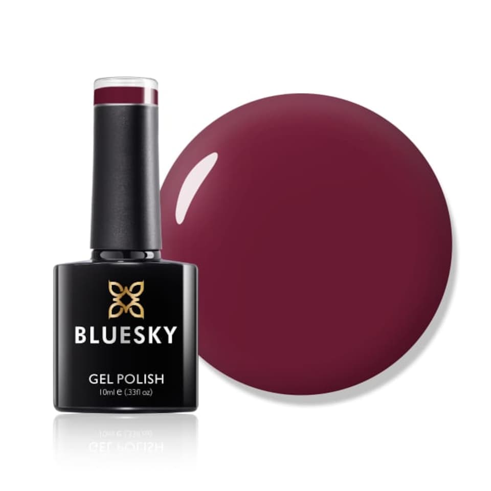 Bluesky Red Gel Polish - Oxblood 10ml