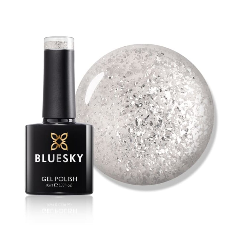 Bluesky Silver Gel Polish - You Could Cut Glass - Platinum 10ml