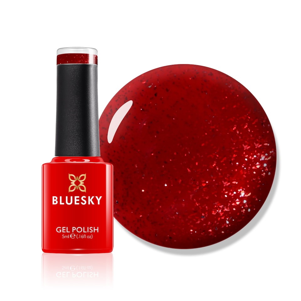 Bluesky Red Gel Polish - Red Glimmer 5ml