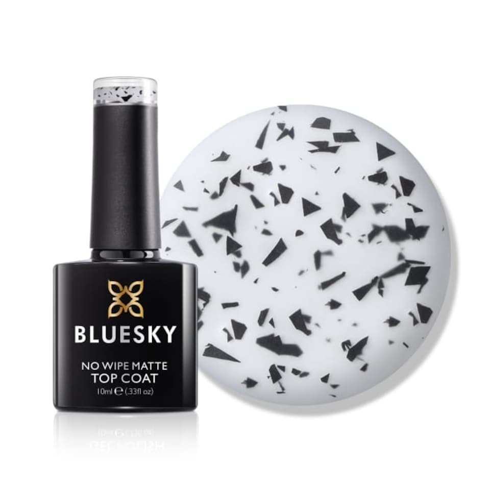 Bluesky Clear Gel Polish - No Wipe Top Coat - Matte Eggshell 10ml