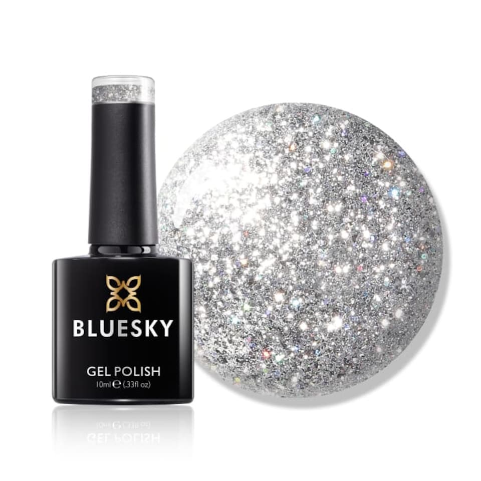 Bluesky Silver Gel Polish - Silver Rally 10ml