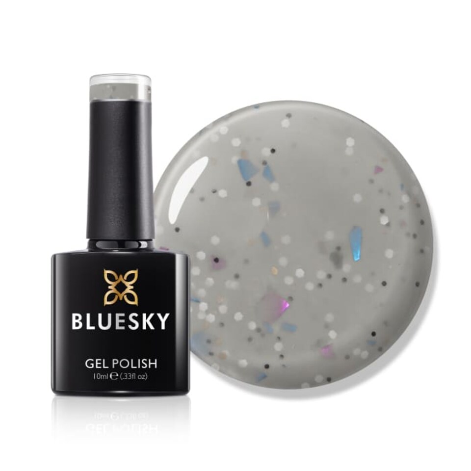 Bluesky Grey Gel Polish - Chicanas Like 10ml