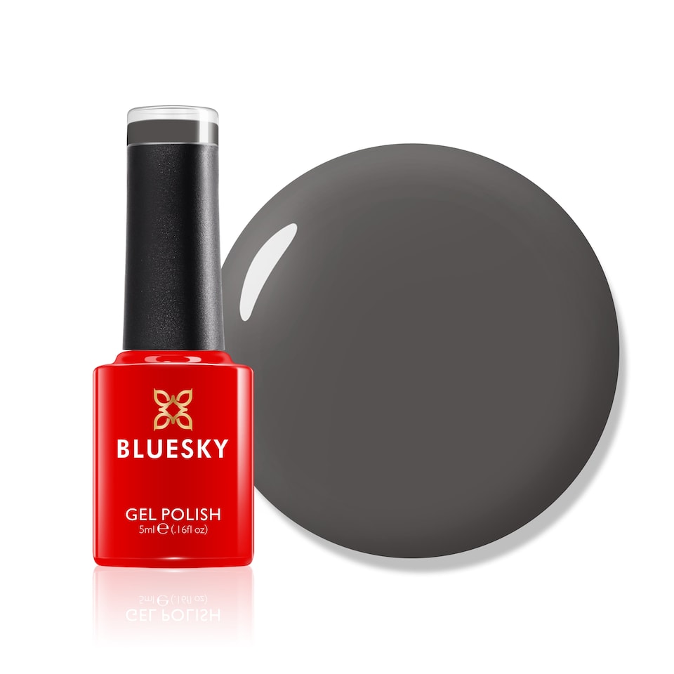 Bluesky Grey Gel Polish - Dark Grey 5ml