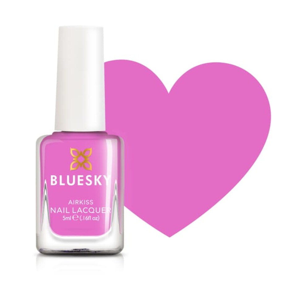 Bluesky Pink Nail Polish - Wow