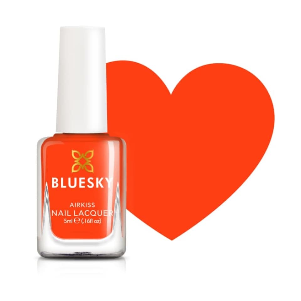 Bluesky Orange Nail Polish - Zap
