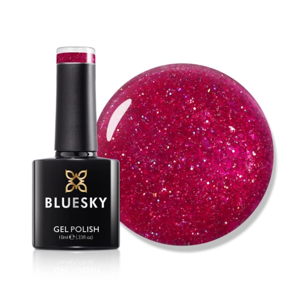 Bluesky Pink Gel Polish - Glimmer Burgundy 10ml