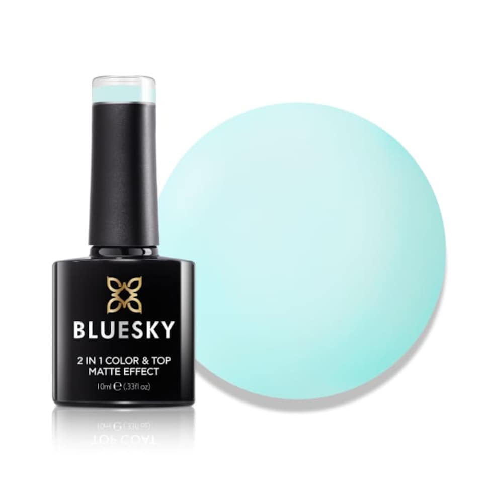 Bluesky Green Gel Polish - Frosted Mint 10ml