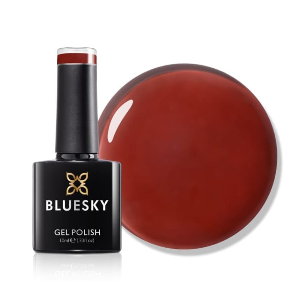 Bluesky Red Gel Polish - Volcanic Glow 10ml