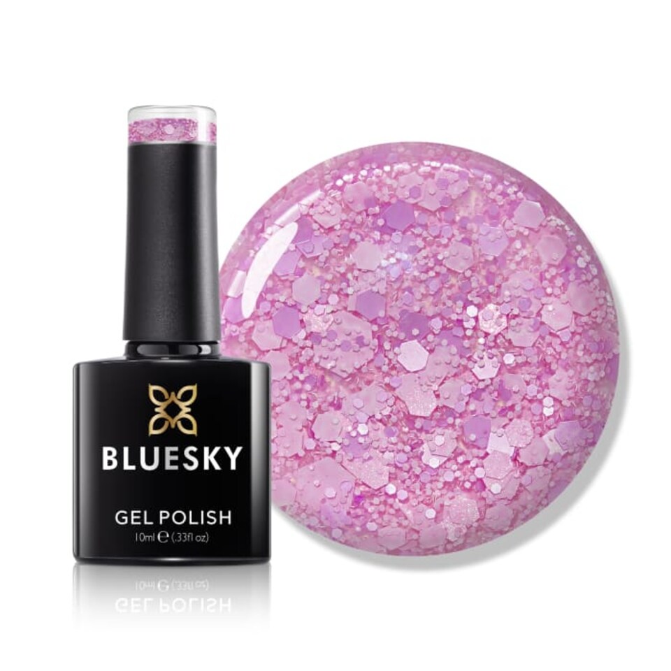 Bluesky Pink Gel Polish - Baby Pink - Glitter Neon 10ml