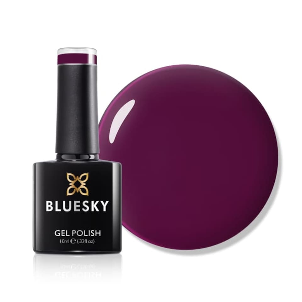 Bluesky Red Gel Polish - Velvet Plum 10ml