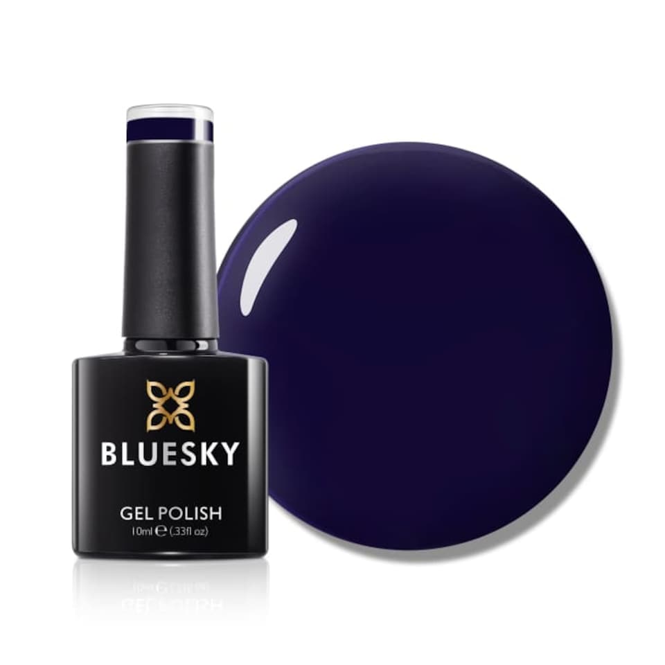 Bluesky Blue Gel Polish - Midnight Serenade 10ml