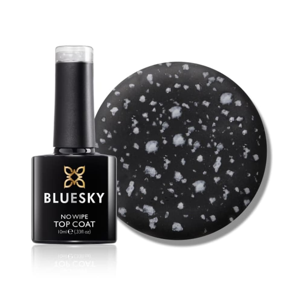 Bluesky Clear Gel Polish - No Wipe Top Coat - Matte Snowflake 10ml