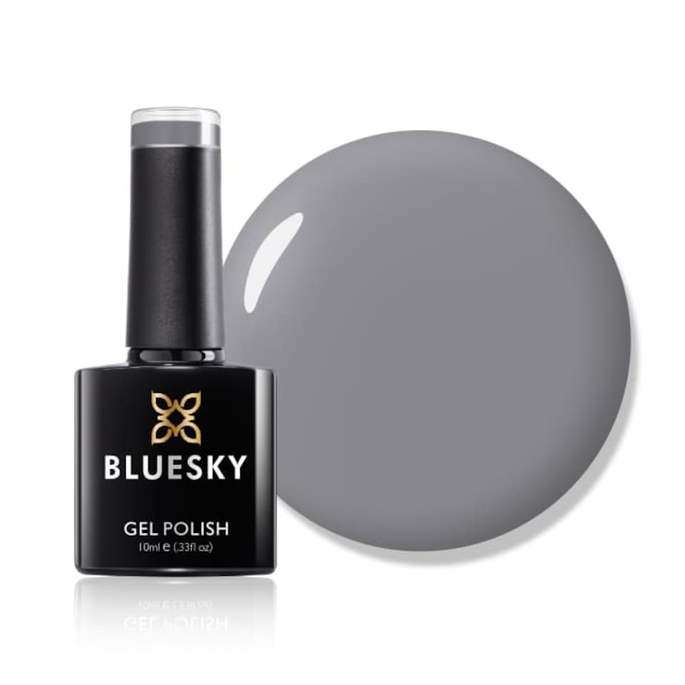 Bluesky Grey Gel Polish - Slate Grey 10ml