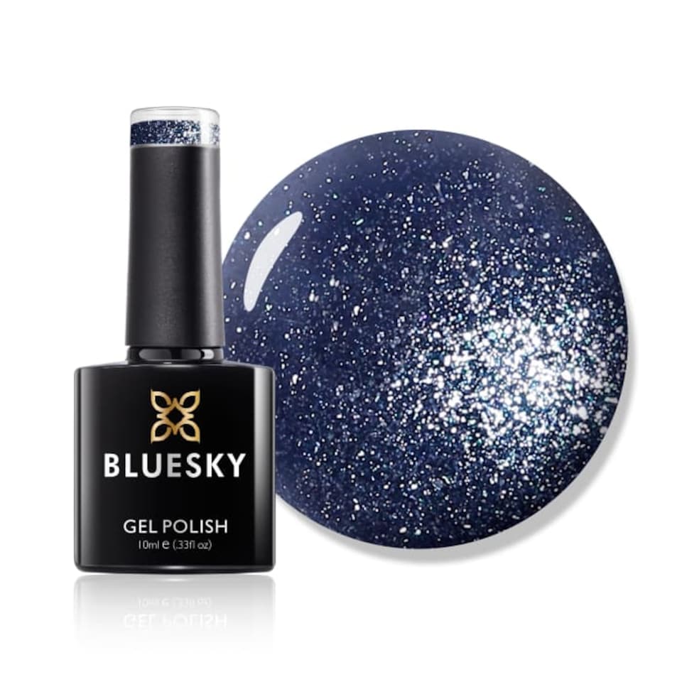 Bluesky Blue Gel Polish - Blue Raindrops 10ml