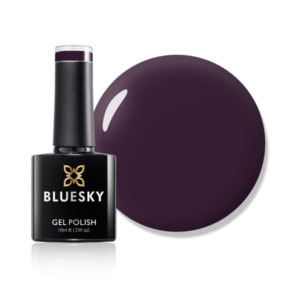 Bluesky Purple Gel Polish - Burgundy Brown 10ml