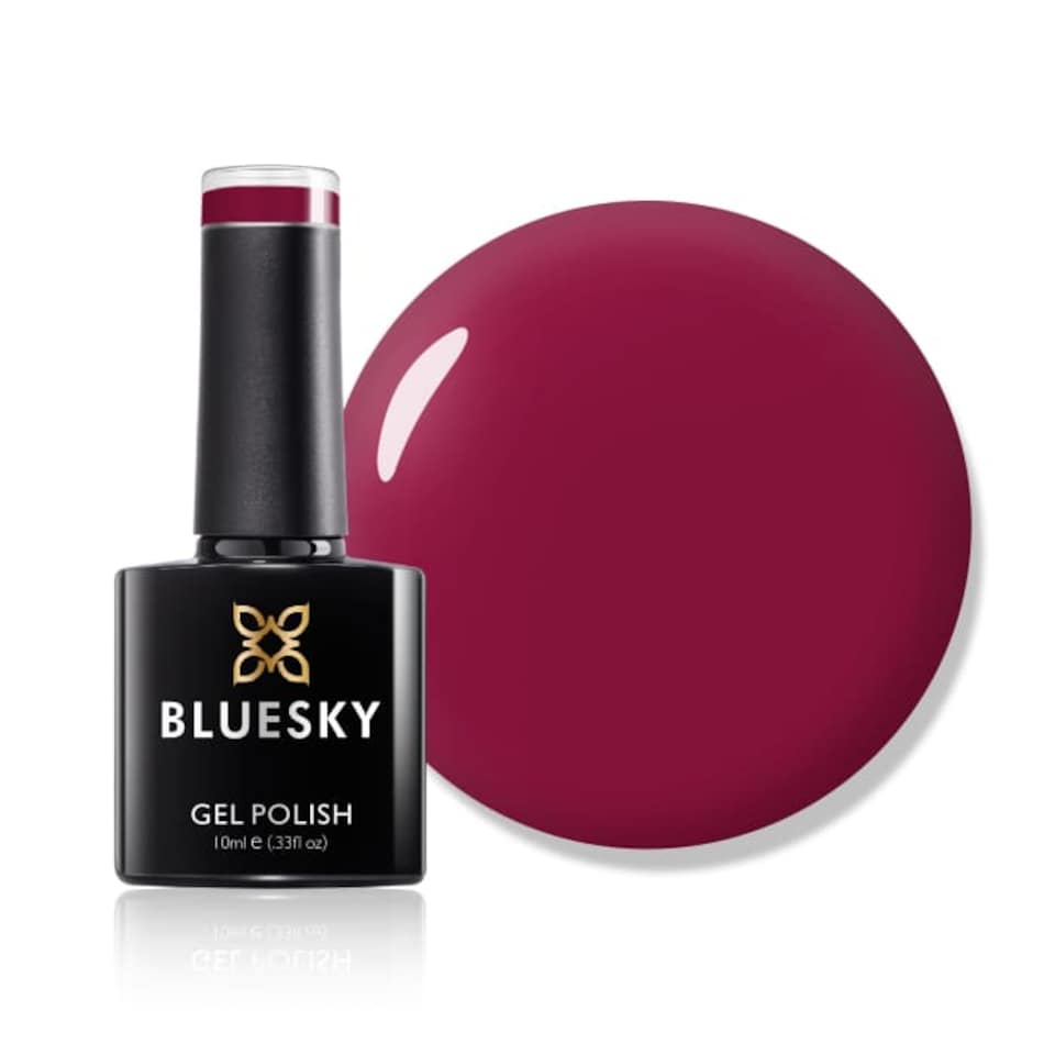 Bluesky Red Gel Polish - Maroon 10ml