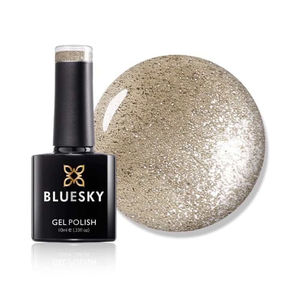 Bluesky Silver Gel Polish - Iced Glaze 10ml