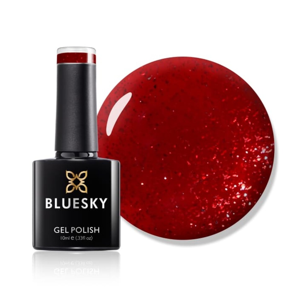 Bluesky Red Gel Polish - Red Glimmer 10ml