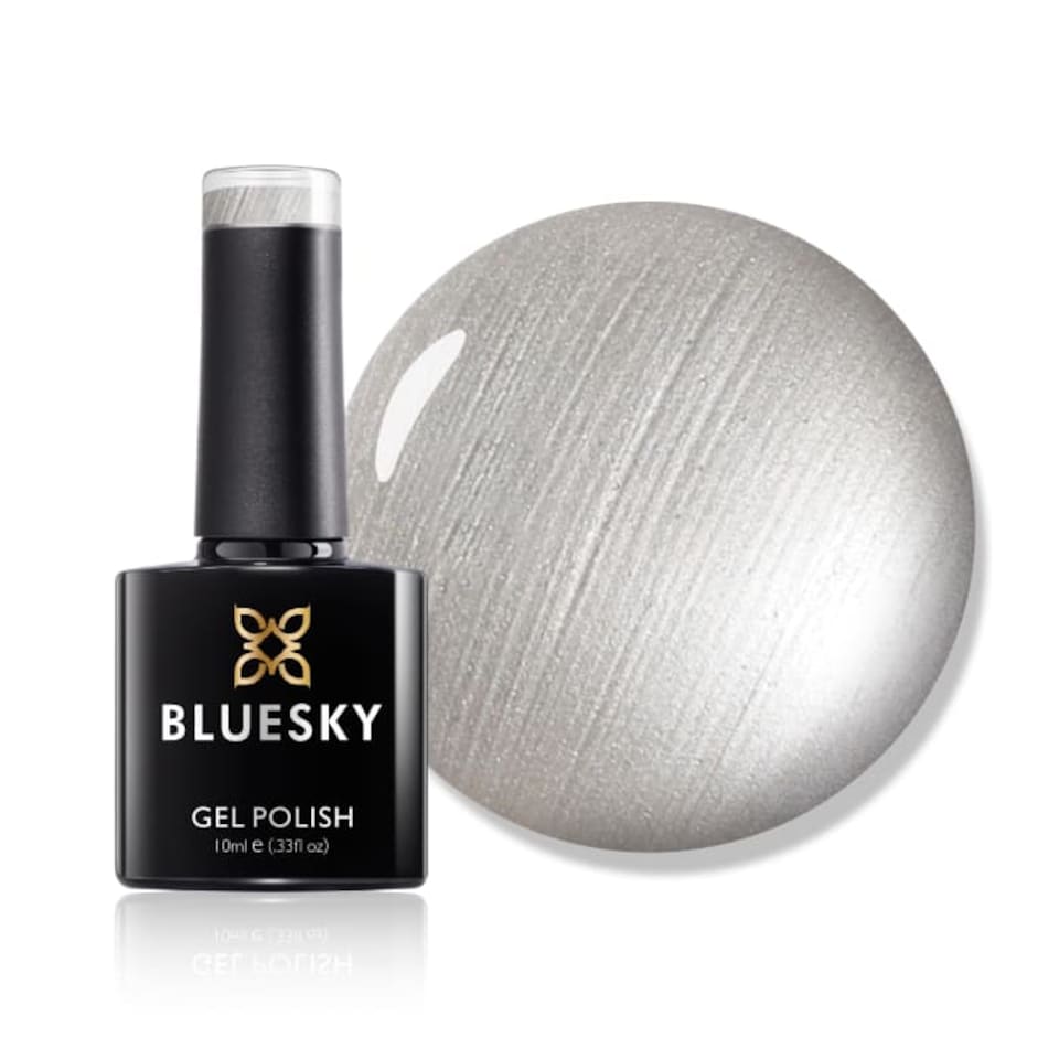 Bluesky Silver Gel Polish - Silver Chrome 10ml