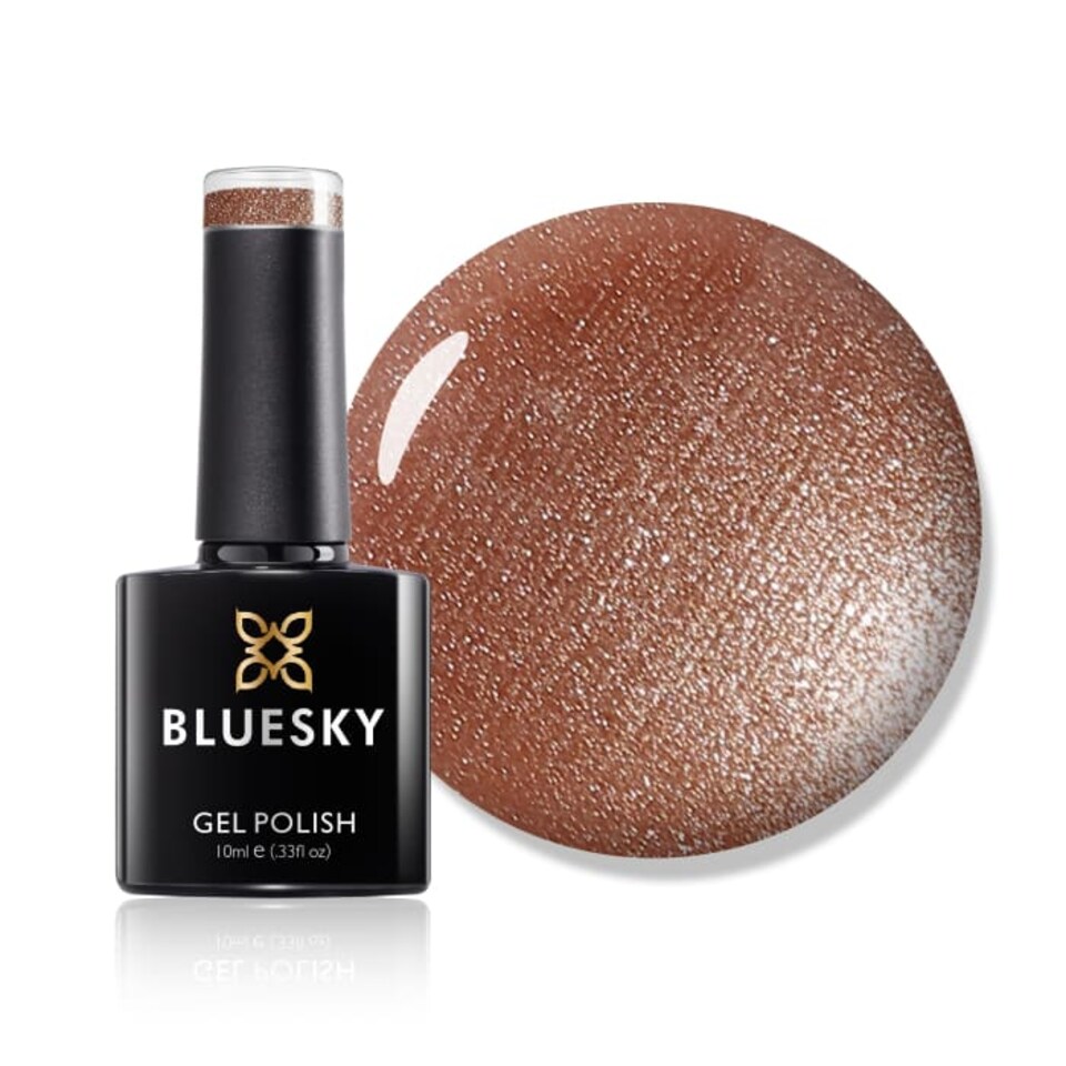 Bluesky Orange Gel Polish - Spice Sparkle 10ml
