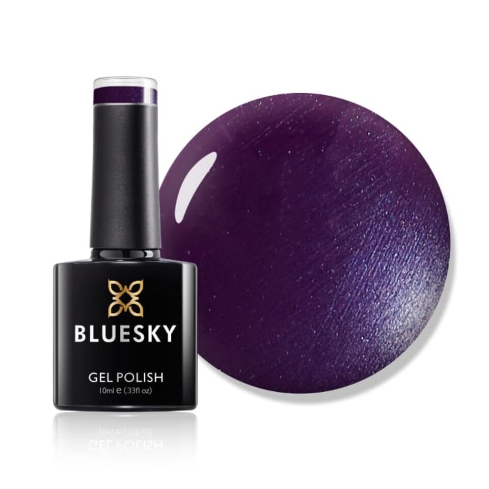 Bluesky Purple Gel Polish - Violette Sparkle 10ml