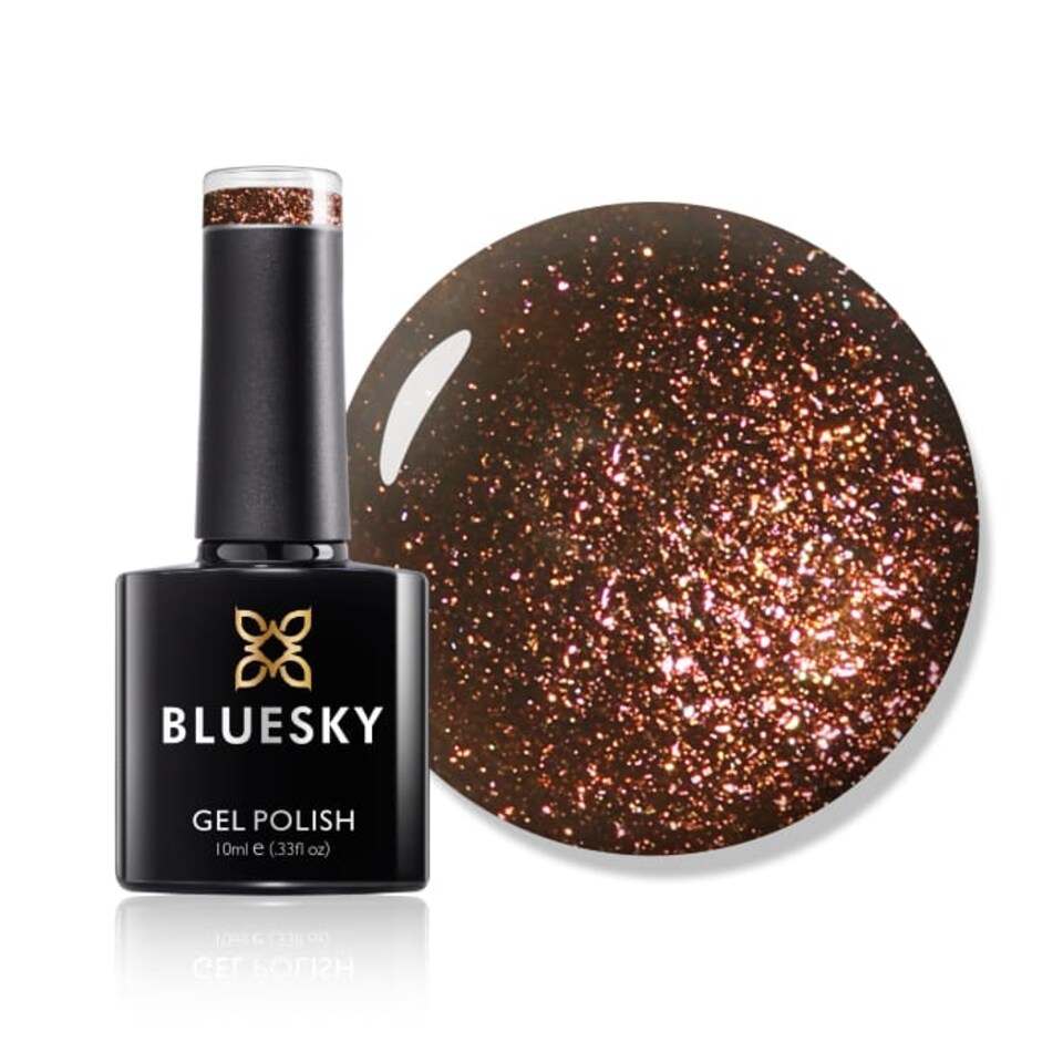 Bluesky Brown Gel Polish - Frosty Chocolate 10ml