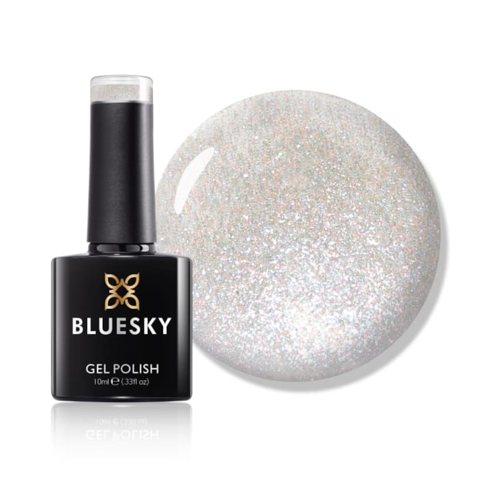 Bluesky Silver Gel Polish - Crystal Snowflake 10ml