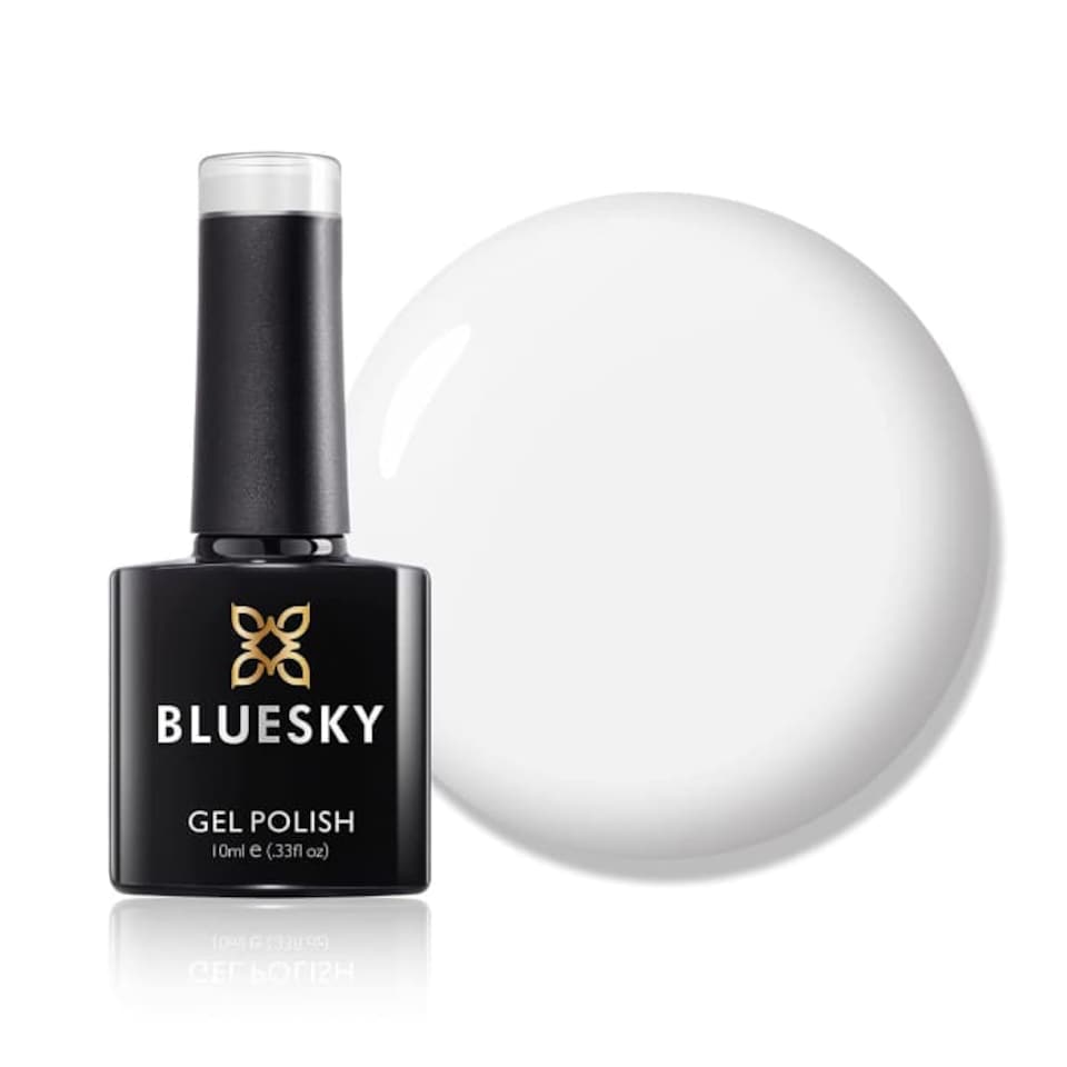Bluesky White Gel Polish - Diamond White 10ml