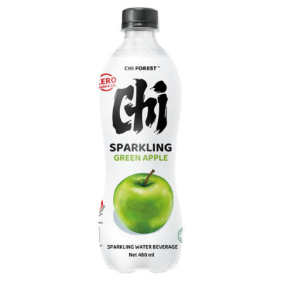 Chi Forest Green Apple Sparkling Water Beverage 480ml