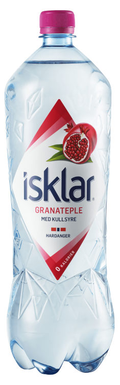 Isklar Sparkling Granateple 1,5l flaske