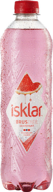 Isklar Sparkling Brusende Grapefrukt O,5l