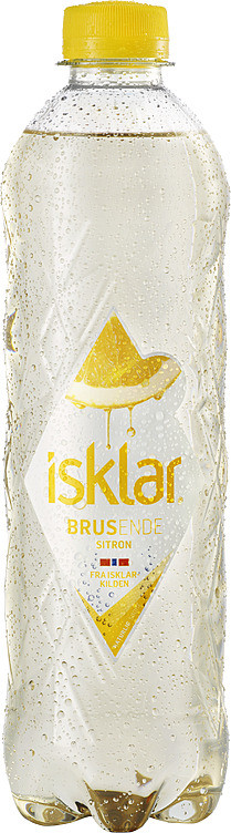 Isklar Sparkling Brusende Sitron 0,5l