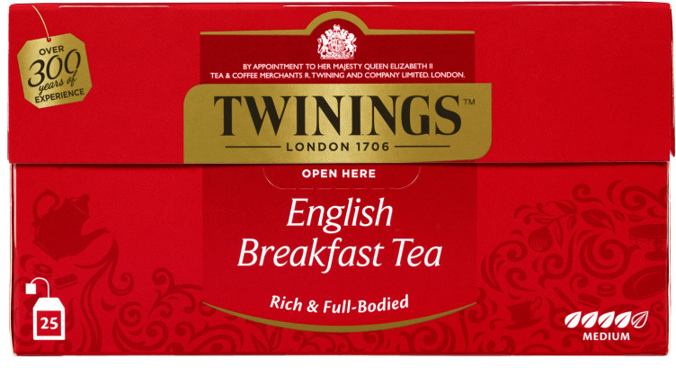 English Breakfast Tea 25pos Twinings