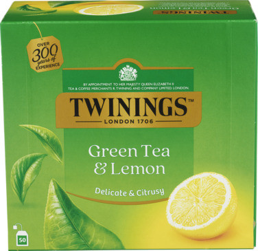 Twinings Grønn Te Sitron 10x50bg