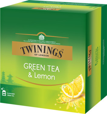 Twinings Grønn Te Sitron 4x100bg