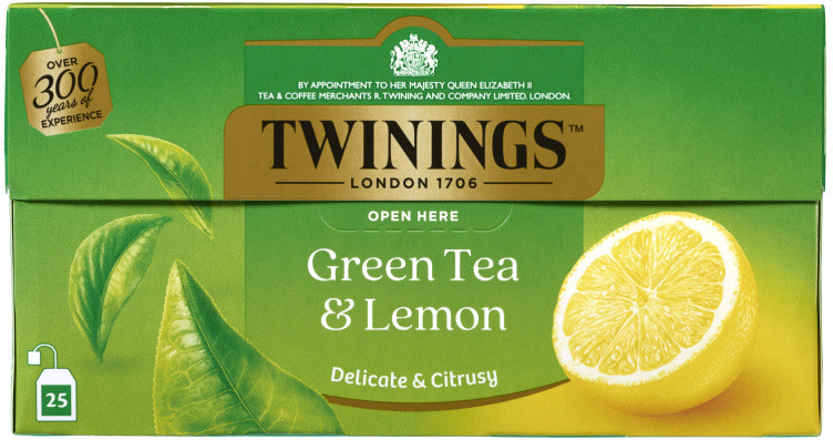 Grønn Te Sitron 25pos Twinings