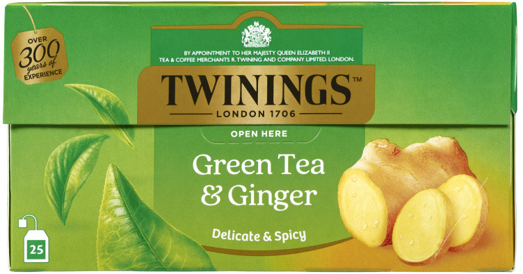 Grønn Te Ingefær 25pos Twinings