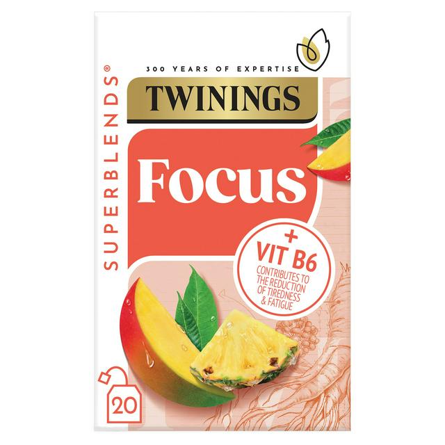 Twinings Superblends Focus with Mango & Pineapple, 20 Tea Bags