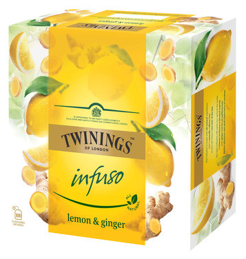 Twinings Infuso Lemon&Ginger Te 4x100bg